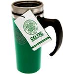Celtic FC Officiel Soccer Mug de Voyage en Aluminium One Size Vert/argenté