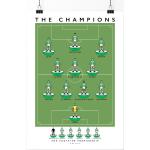 Celtic - Les Champions 21/22 Poster