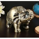 Cendriers design en métal à motif éléphants 