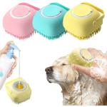 Shampoings en silicone à motif animaux chien chiots 