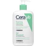 Gels moussants CeraVe hypoallergéniques non comédogènes sans parfum anti sébum pour peaux normales 