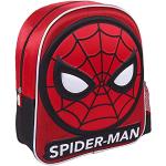 Sacs à dos scolaires pour la rentrée des classes en caoutchouc Spiderman look fashion pour garçon 
