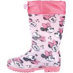 Bottes de pluie roses Mickey Mouse Club Minnie Mouse Pointure 32 look casual pour fille en promo 