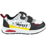 Baskets blanches en cuir synthétique lumineuses Mickey Mouse Club Mickey Mouse Pointure 22 look fashion pour garçon 