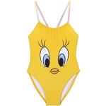 Maillots une pièce jaunes Looney Tunes Titi & Grosminet Titi Taille 7 ans look fashion pour fille en promo de la boutique en ligne Amazon.fr 