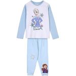 Pyjamas bleus en coton La Reine des Neiges Anna Taille 7 ans look fashion pour fille en promo de la boutique en ligne Amazon.fr 