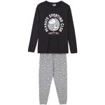 Pyjamas gris en coton Snoopy Taille S look fashion pour femme 