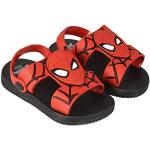 Sandales rouges en caoutchouc Spiderman Pointure 23 look fashion pour garçon 
