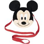 Besaces pour la rentrée des classes rouges en peluche Mickey Mouse Club Mickey Mouse look fashion pour garçon en promo 