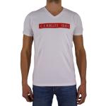 T-shirts col V Cerruti 1881 blancs en coton à manches courtes à col en V Taille XXL look fashion pour homme 