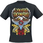 CHABA Lynyrd Skynyrd Men's Southern Rock & Roll Slim Fit T-T-Shirts à Manches Courtes Black(XX-Large)