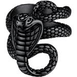 Bagues en velours à motif serpents en acier personnalisés look fashion pour homme 