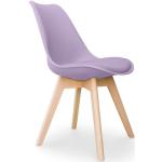 Chaises design violet pastel scandinaves 
