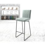 Chaises de bar DELIFE Luiga-Flex vert menthe laquées en polyester en promo 