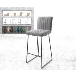 Chaises de bar DELIFE Luiga-Flex gris clair laquées en polyester en promo 