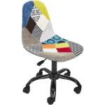 Chaises design grises patchwork à hauteur réglable scandinaves 