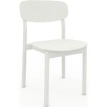 Chaise de salle à manger Blanc de 52 x 82 x 49 cm au design unique, configurable