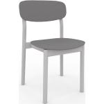 Chaise de salle à manger Gris de 52 x 82 x 49 cm au design unique, configurable