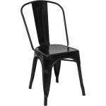 Chaise de salle à manger style industriel factory métal noir 04_0002028