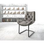 Chaises design DeLife Taimi-Flex grises en polyester 