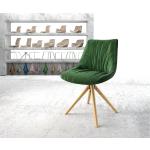 Chaises en bois DELIFE vertes en chêne modernes en promo 