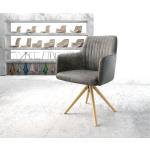 Chaises en bois DELIFE Greg-Flex grises en chêne scandinaves 