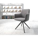 Chaises design DELIFE Greg-Flex gris clair en polyester 
