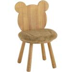 Chaises en bois Paris Prix marron en bois à motif ours en promo 