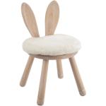 Chaises design Paris Prix beiges à motif lapins en promo 