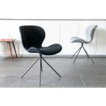 Chaises design Pib gris acier en tissu scandinaves en promo 