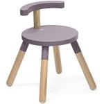 Chaise Stokke MuTable, Lila - Version 2023 - Hauteur d'assise réglable et dossier amovible - Fabriquée en bois de hêtre - Pour les enfants de 1,5 à 8 ans
