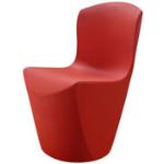 Chaise Zoe / Plastique - Slide rouge en matière plastique