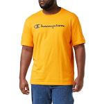 Champion American Classics Big Logo S-S T-Shirt, Jaune Moutarde, XXL Homme