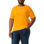 T-shirts Champion orange à manches courtes à manches courtes Taille XS classiques pour homme 