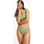 Bas de bikini Champion verts à effet froissé Taille XL pour femme en promo 
