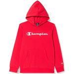 Sweats à capuche Champion rouges enfant look fashion en promo 