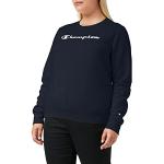 Champion Legacy - Classic Logo Crewneck Sweatshirt Femme Bleu Marine-(bleu) M