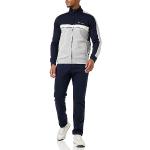 Sweats zippés Champion Powerblend Fleece bleu marine en polaire Taille S look color block pour homme en promo 