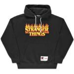Sweats Champion noirs Stranger Things à capuche Taille XS pour homme en promo 