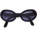 CHANEL Pre-Owned lunettes de soleil à monture ovale - Noir