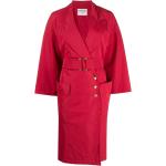 Manteaux de créateur Chanel rouges seconde main à manches longues Tailles uniques pour femme 