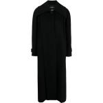 Manteaux en cachemire de créateur Chanel noirs seconde main à manches longues Tailles uniques pour femme en promo 