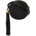 Chanel Pre-Owned sac à bandoulière à design rond - Noir