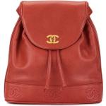 Chanel Pre-Owned sac à dos à logo - Rouge