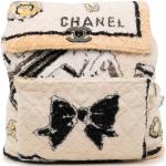 Sacs à dos de créateur Chanel beiges seconde main pour femme 