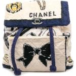 Sacs à dos de créateur Chanel blancs seconde main pour femme 
