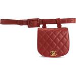 Sacs banane & sacs ceinture de créateur Chanel rouges en cuir seconde main pour femme 
