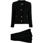 Tailleurs jupe de créateur Chanel noirs seconde main Tailles uniques pour femme 