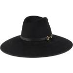 Chapeaux en feutre de créateur Gucci noirs en feutre à motif lapins Taille S pour femme 