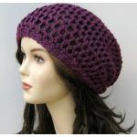 Chapeaux violets en laine Taille L pour femme 